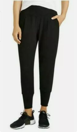 Danskin Sport Women's Slim Tapered Soft Terry Jogger Pants small new no tags