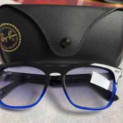 Ray-Ban Sunglasses Transparent Blue