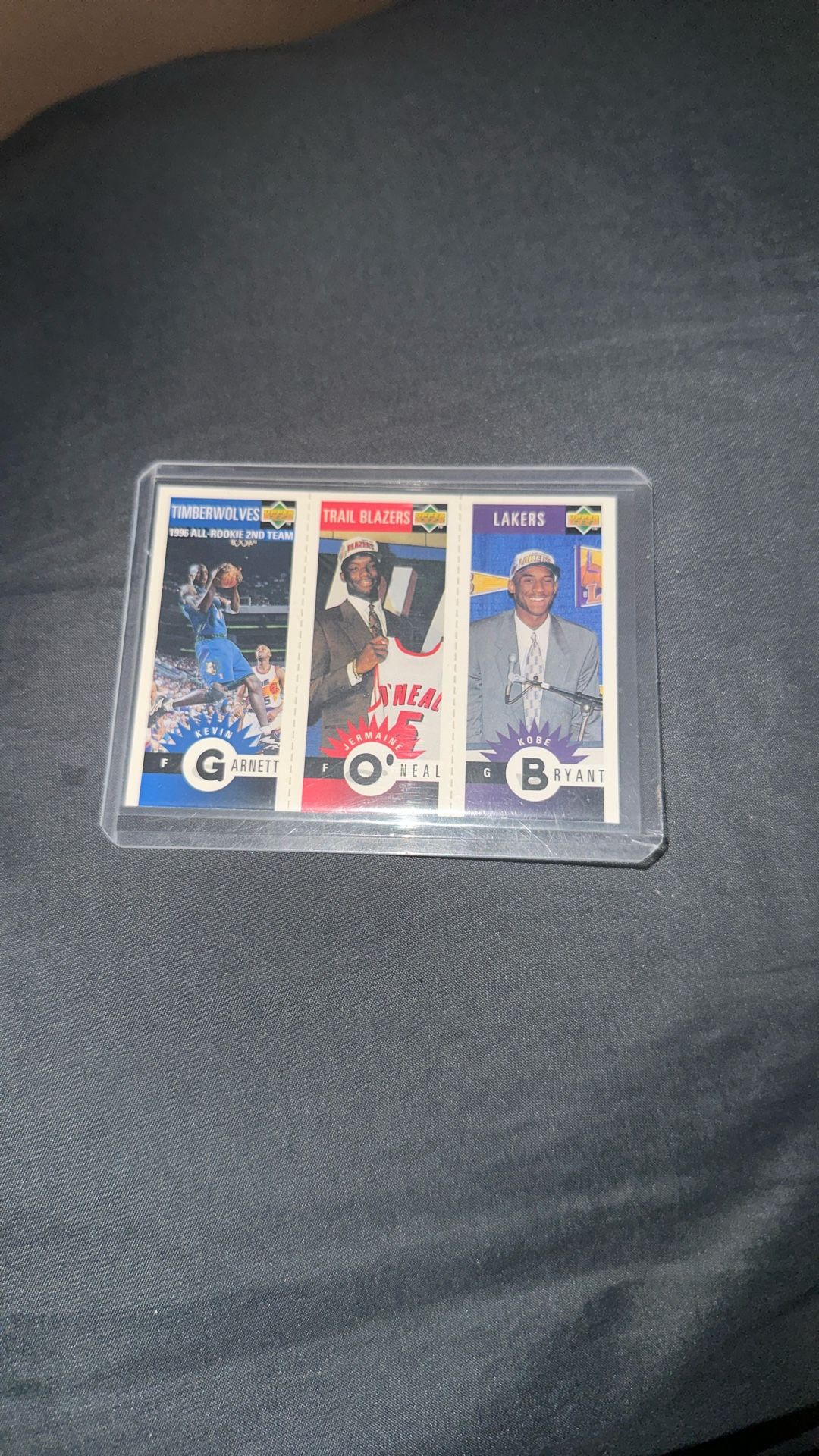 Triple Rookie Card Kobe, Garnett, O’Neal Triple Rookie Card for Sale in Ind Head Park, IL ...