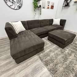 Gray Sectional Couch - Free Delivery