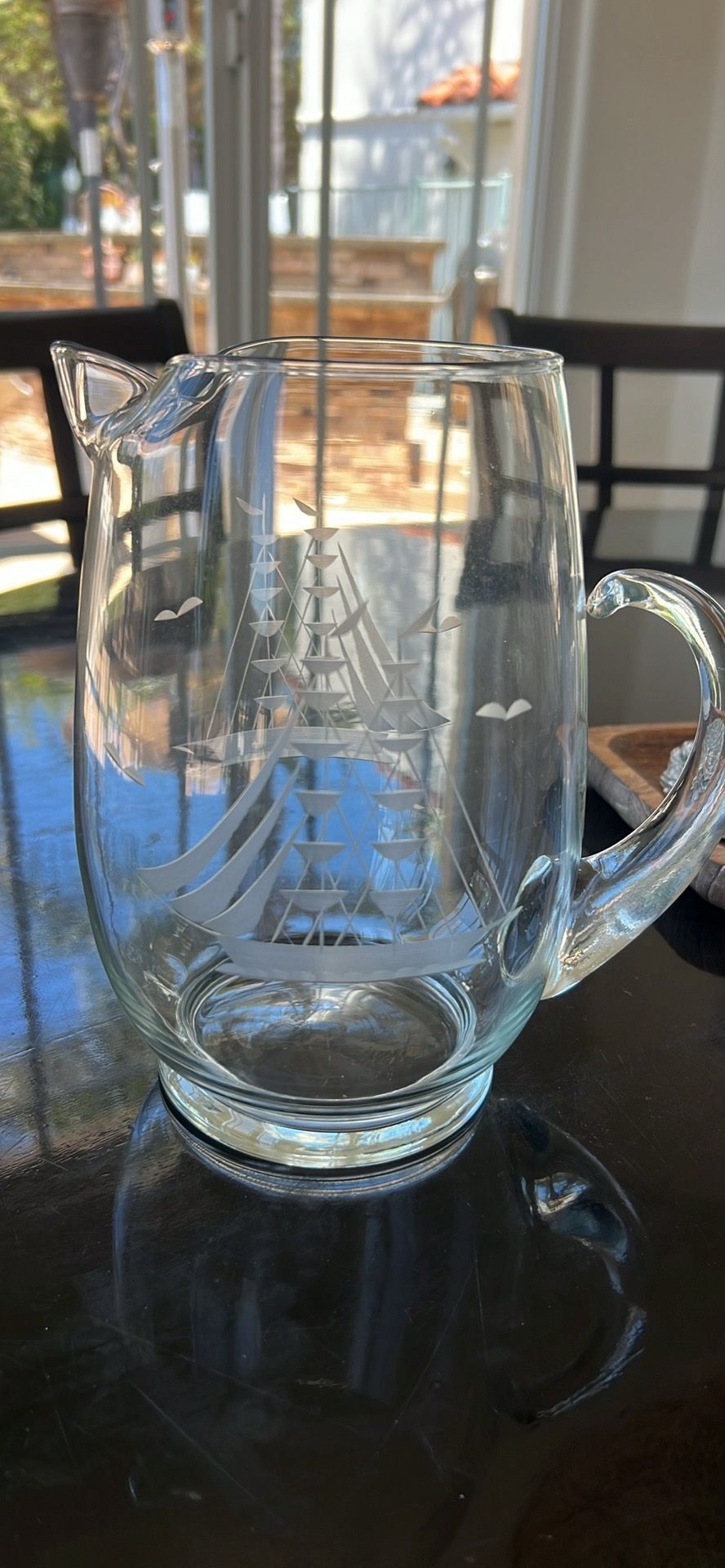Vintage glass picture