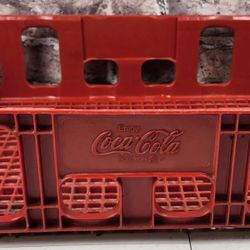 Vintage Coca Cola Plastic Soda Crate 18.5x12.5x4.5