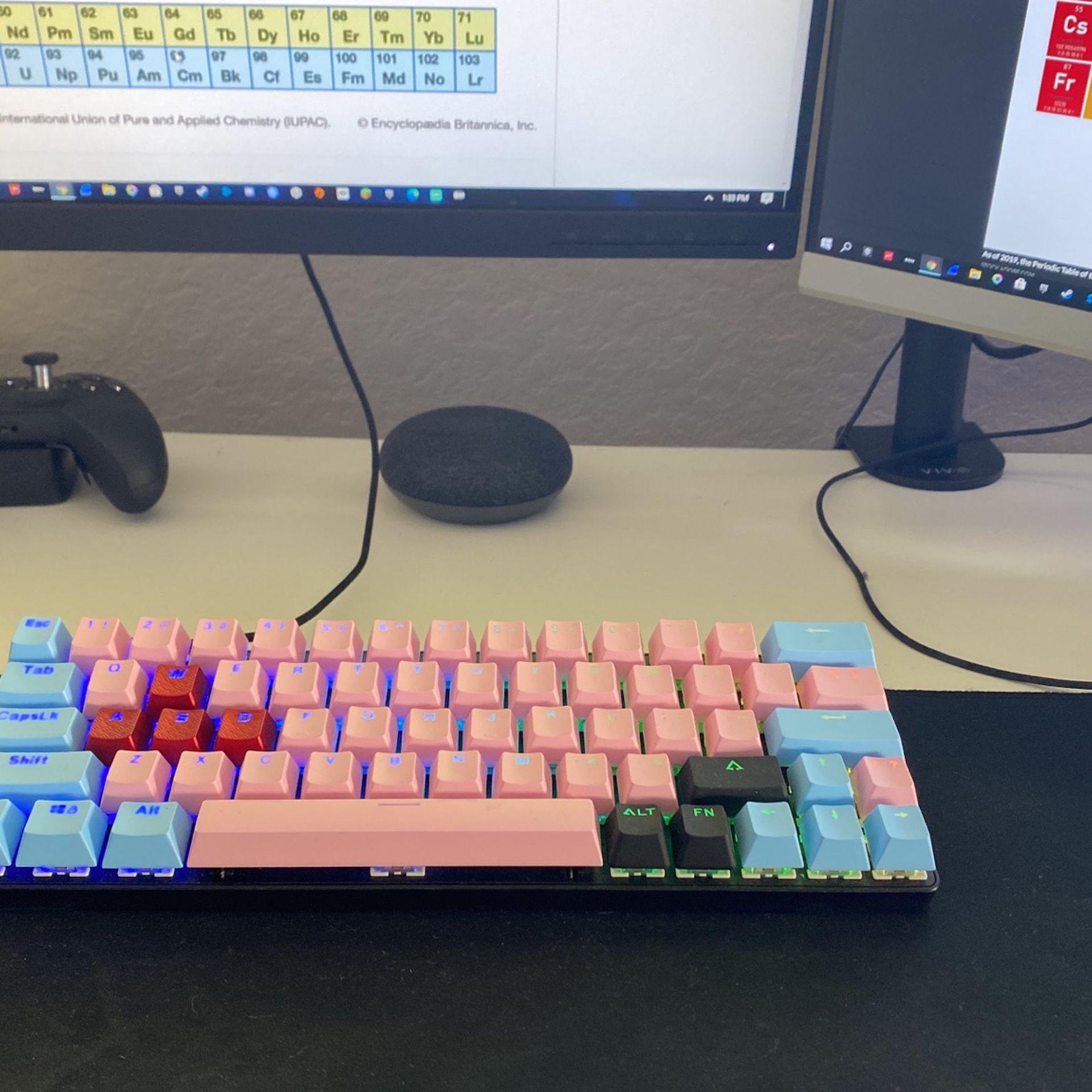 Gaming Keyboard Mix Cherry Blue Switches