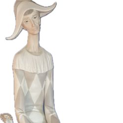 Lladro Sad Harlequin