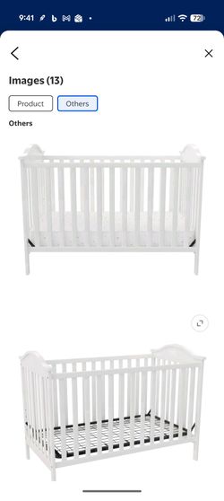 Baby/toddler 3 in 1 Convertible Crib