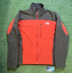 The North Face Apex Bionic Soft Shell orange and grey Jacket