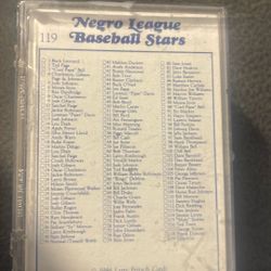 Negro League Baseball Stars