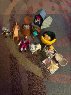 Pocahontas figure play set
