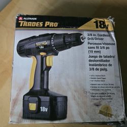 18-volt Cordless Drill