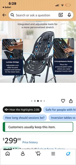 Inversion Table