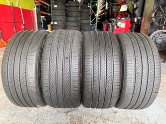 Set of 4 Tires staggered 255/35/21 and 275/35/21 Hankook Ion Evo with 95-100% left Tesla Model Y High demand set