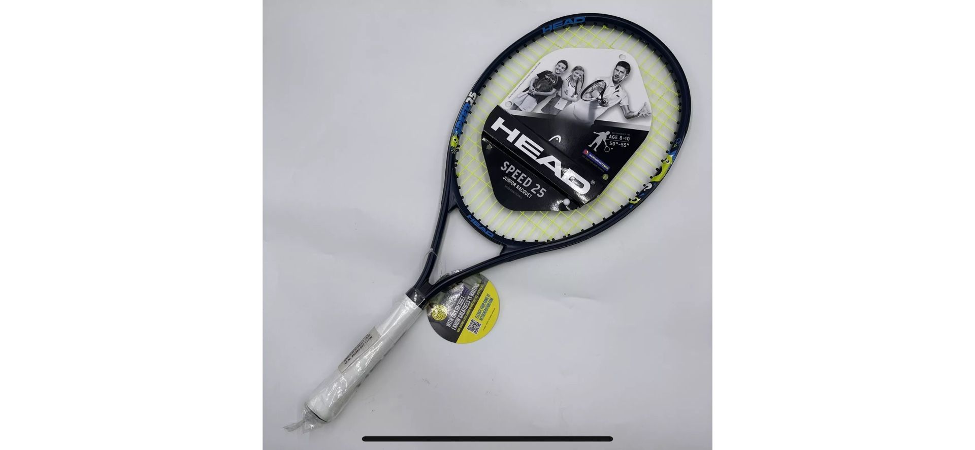 HEAD Speed 25 Junior Tennis Racket Prestrung Grip 3 7/8 Age 8-10 50" 55" Racket