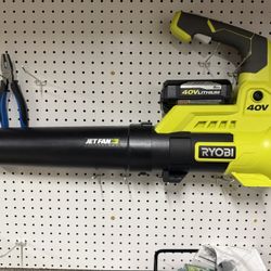 Ryobi 40v Leaf Blower with Battery And Charger
