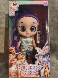 K-Pop Demon Hunter Cosplay Doll Collectible Figure Light And Singing-Rumi