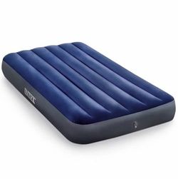 NEW Intex Twin Air Mattress Airbed 10” Dura-Beam Open Box Camping Guest Bed