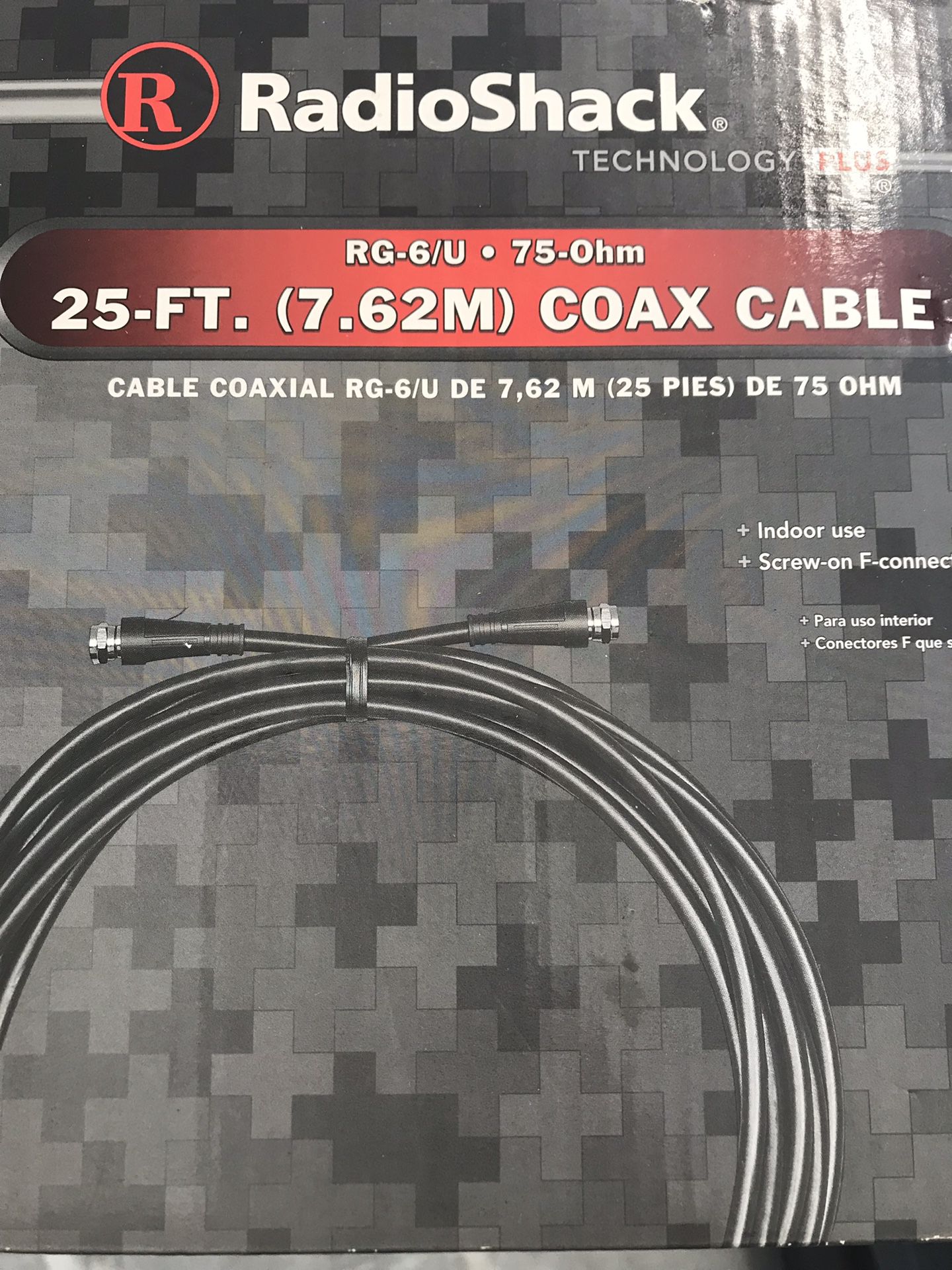 COAX CABLE CORD BRAND NEW 25 ft