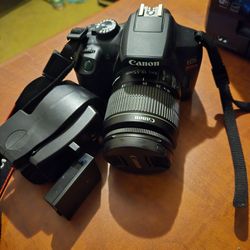 Canon Rebel T6 with 2 Batteries, Charger and Carry Bag