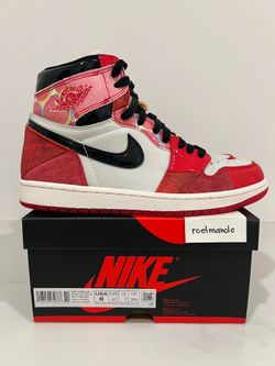 Air Jordan 1 Spider-Man Across the Spiderverse size 8 Nike