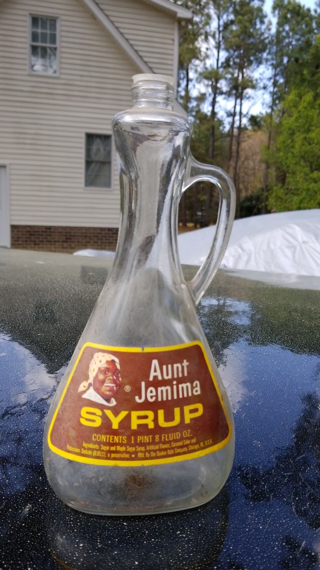 Classic bottle very hard to find (old Aunt Jemima Syrup)item Lost Can't Find