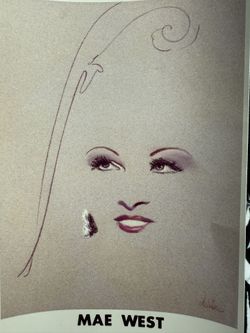 Mae West Autographed Picture