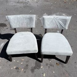 Large Light blue chairs