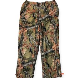 Mens Waterproof Camo Tactical Pants Highland Oversized Leg Zip Hunting Hiking (12 Available - 4 Different Sizes)