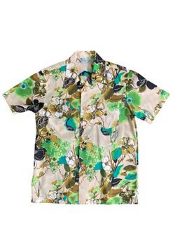Vintage 1970s Royal Islander Hawaiian Shirt Size Small