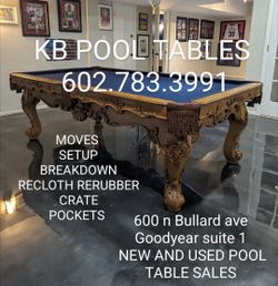 KB POOL TABLES