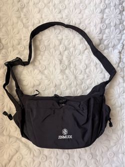 Lightweight Minimalist Crossbody Bag Multi Pocket Adjustable Buckle Strap Nylon Bag