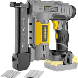 18GA Cordless Brad Nailer for Dewalt 20V Battery (Tool Only), 2 in 1 Cordless Nail Gun with 1000 Nails and 500 Staples, Nail Gun Battery Powered for H