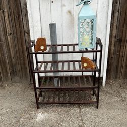 Wood Shelf For Tears, Lightweight, Lap, Design, Shoe Organizer, Closet, Organize