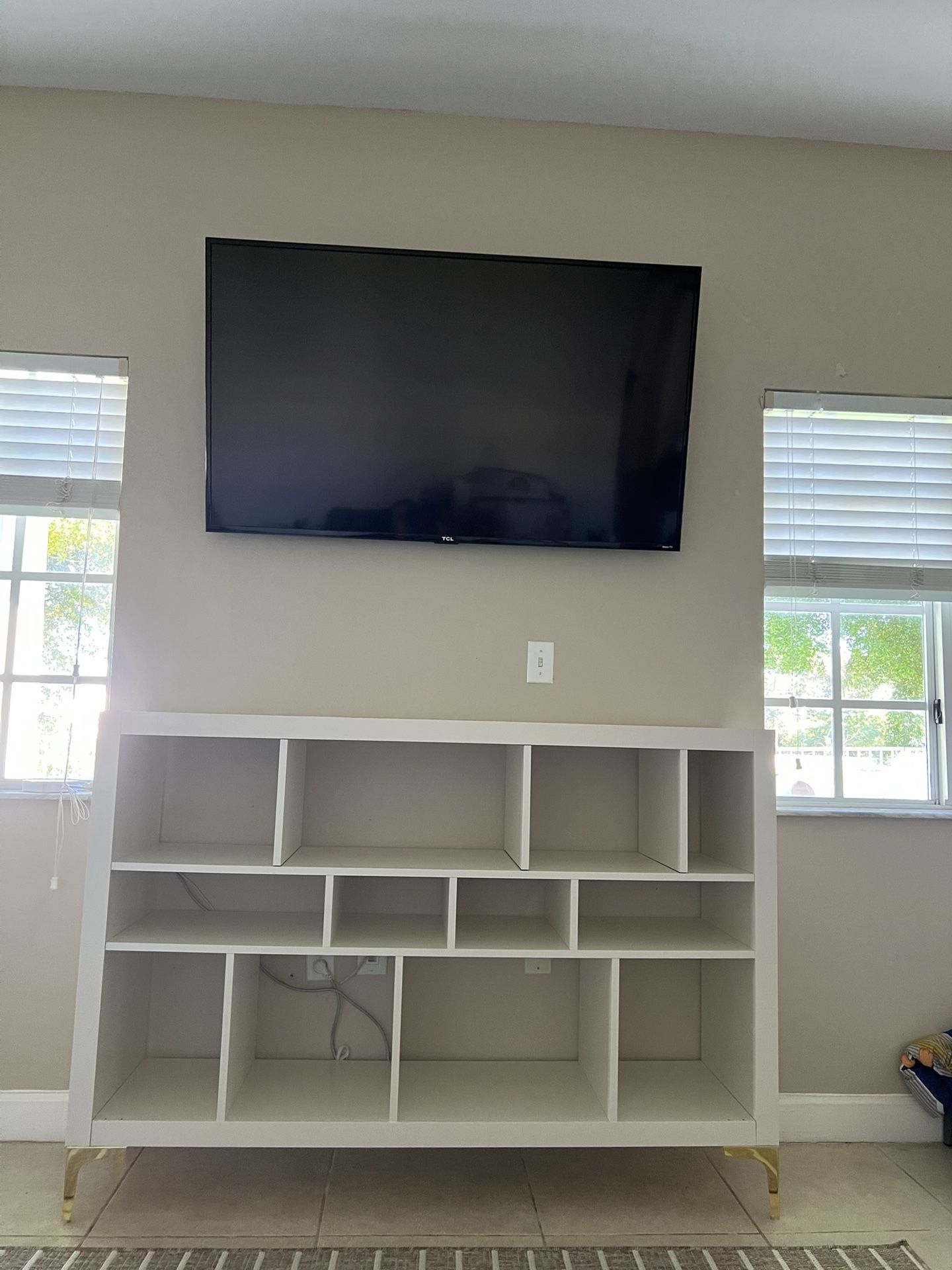 White Book Shelf - Ikea Kallax Bookcase