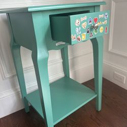 Wood End Side Table