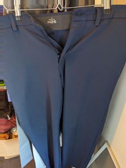 Men's Hager Navy Blue Dress Pants 36x32
