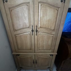 Wooden TV Armoire 