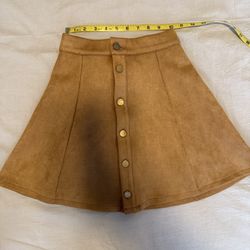 NWOT ALLEGRA K Button Up Mini Skirt - Sz 0