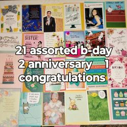 Hallmark Shoebox DaySpring Greeting Cards 