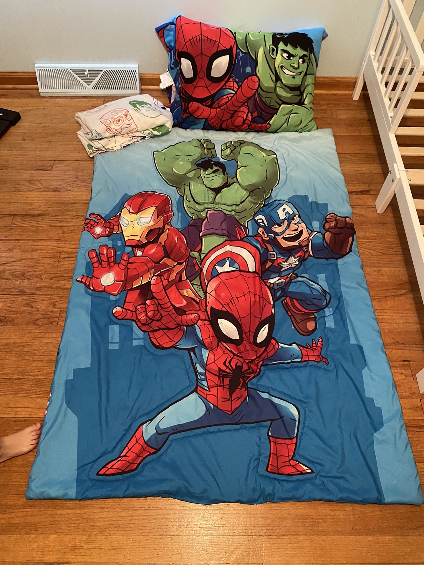 Toddler Superhero Bedding Set 