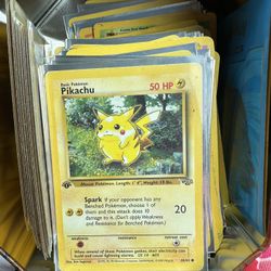 1st edition red cheeks pikachu 