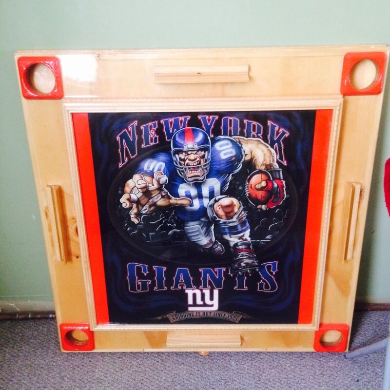 NY GIANTS DOMINOS TABLE $60 needs legs