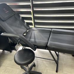 Cosmetology Table And Facial Bed And Chairs