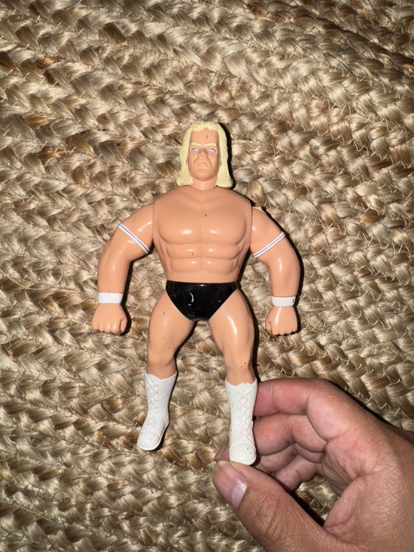 Lex Luger Wrestling Action Figure VTG 1998 Toy 7" OSFT Wrestler NWO Push Back
