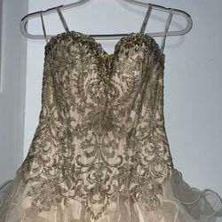 Gold Quinceañera Dress 