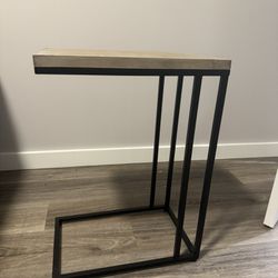 C Shape Side Table - New 