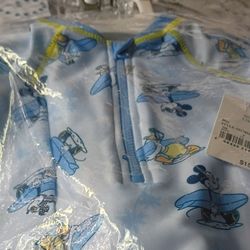 Donald Duck And Mickey Mouse One Piece Jumper /Beachware