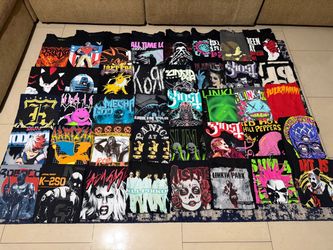 3XL Graphic Tees Rock Bands Cartoon Anime