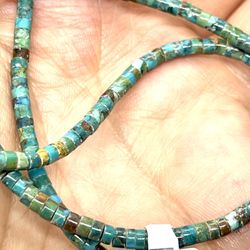 Strand Of Turquoise Heishi Beads 