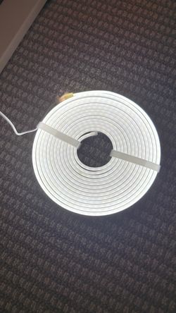 Bright white LED light strip