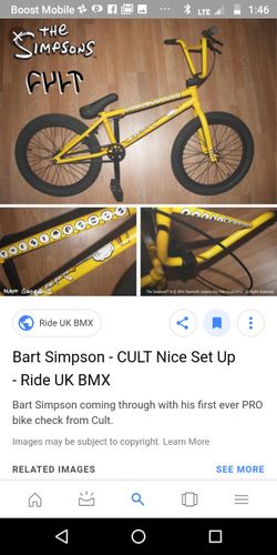 Cult simpsons bmx sale
