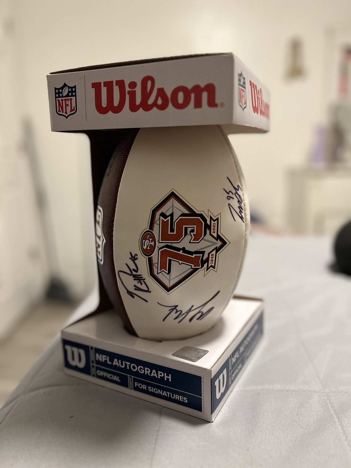 Forty-Niners signature football